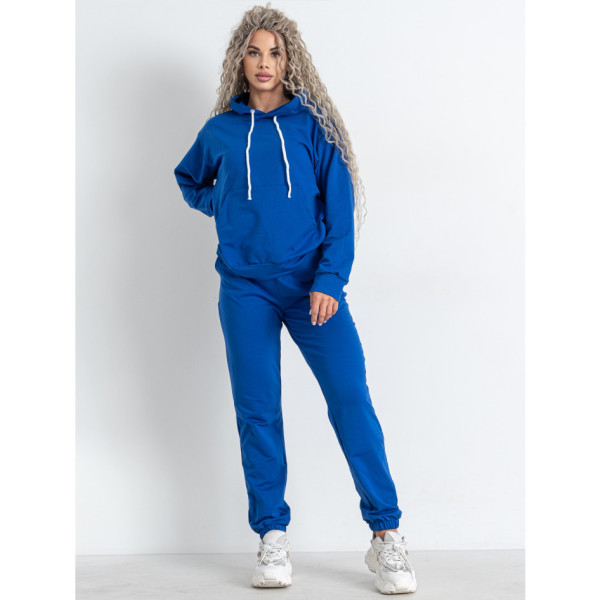 5301-2 синій жіночий спортивний костюм (5'TH AVENUE, турецька двонитка, 4 од. розміри норма: 42. 44. 46. 48)