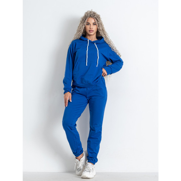 5301-2 синій жіночий спортивний костюм (5'TH AVENUE, турецька двонитка, 4 од. розміри норма: 42. 44. 46. 48)