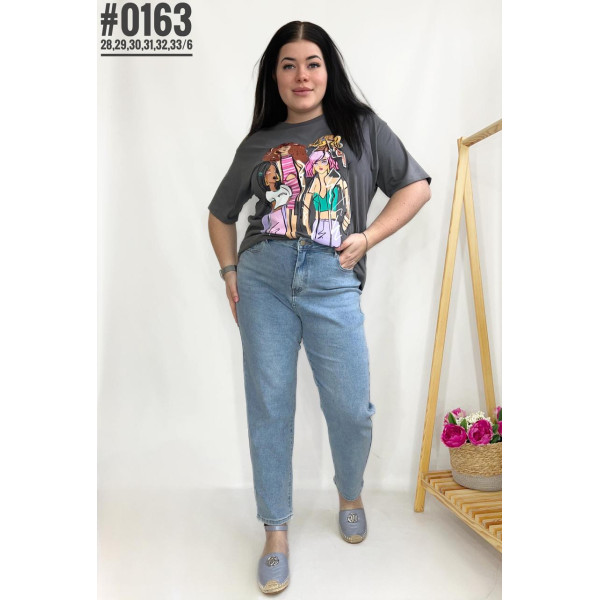 Жіночі джинси Mom Jeans розмірний ряд 28,29,30,31,32,33