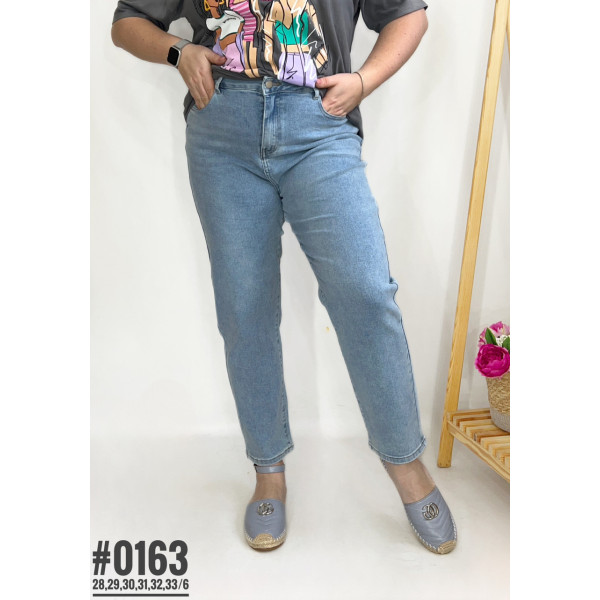 Жіночі джинси Mom Jeans розмірний ряд 28,29,30,31,32,33