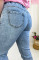 Жіночі джинси з поясом на резинці розмірний ряд 31,32,33,34,36,38