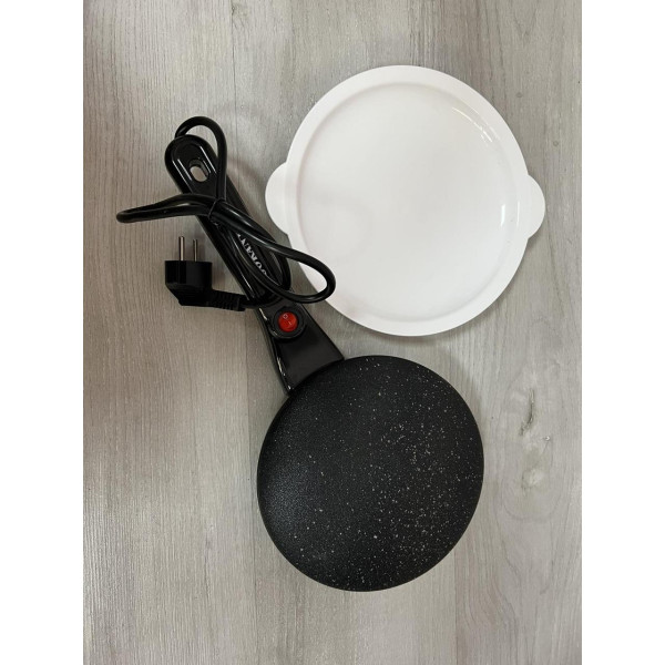 Млинниця електрична Sokany HY-901 занурювальна сковорода для млинців з антипригарним покриттям 20 см