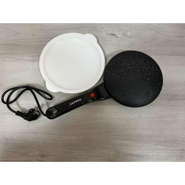 Млинниця електрична Sokany HY-901 занурювальна сковорода для млинців з антипригарним покриттям 20 см