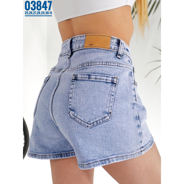 Стрейчові джинсові шорти розмірний ряд 25,26,27,28,29,30