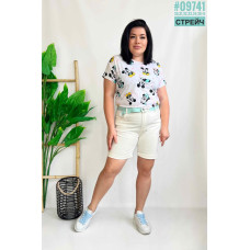 Шорти подовжені з поясом розмірний ряд 30,31,32,33,34,36