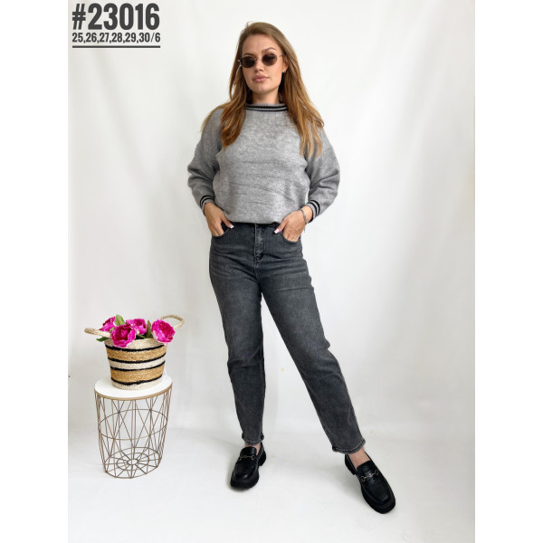 Джинси жіночі mom fit розмірний ряд 25,26,27,28,29,30