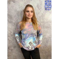 Жіночий джемпер з тонкого кашеміру універсального розміру 50-54