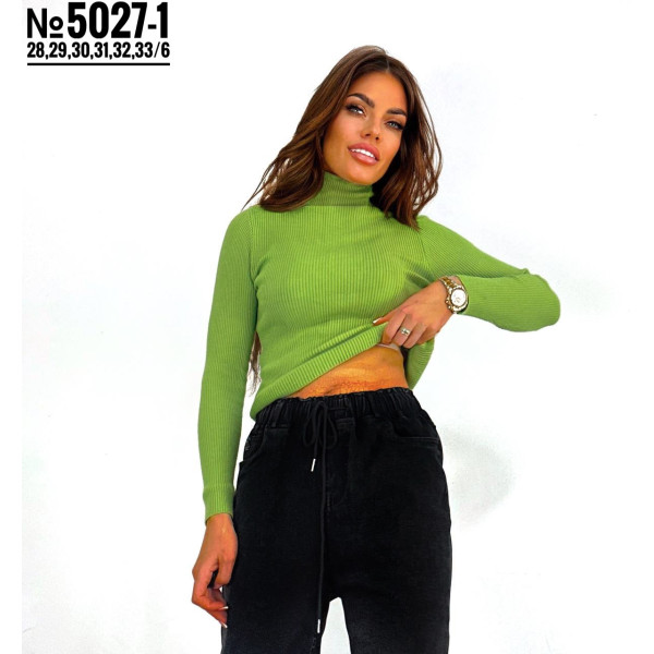 ДЖЕГІНСИ НА РЕЗИНЦІ В СТИЛІ МОМ БАТАЛЬНІ РОЗМІРИ 28,29,30,31,32,33