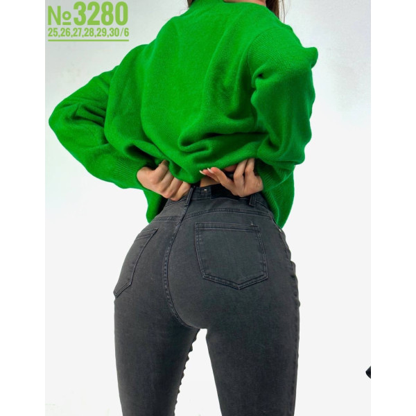 СІРІ ДЖИНСИ КЛЬОШ РОЗМІРНИЙ РЯД 25,25,27,28,29,30