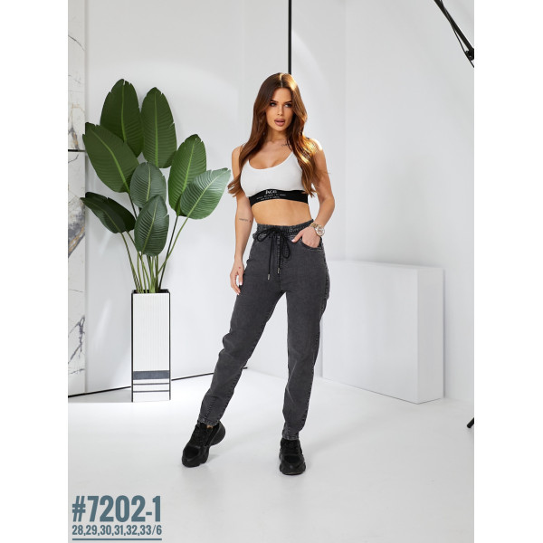 Джегінси з поясом на резинці розмірний ряд 28-33