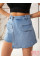 Жіночі джинсові шорти-спідниця розмірний ряд 25,26,27,28,29,30