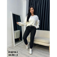 НАПІВБАТАЛЬНІ ЖІНОЧІ СПОРТИВНІ ШТАНИ, ТРИКОТАЖ З СТРЕЙЧЕМ