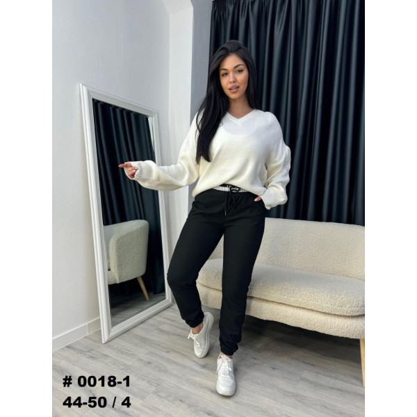 НАПІВБАТАЛЬНІ ЖІНОЧІ СПОРТИВНІ ШТАНИ, ТРИКОТАЖ З СТРЕЙЧЕМ