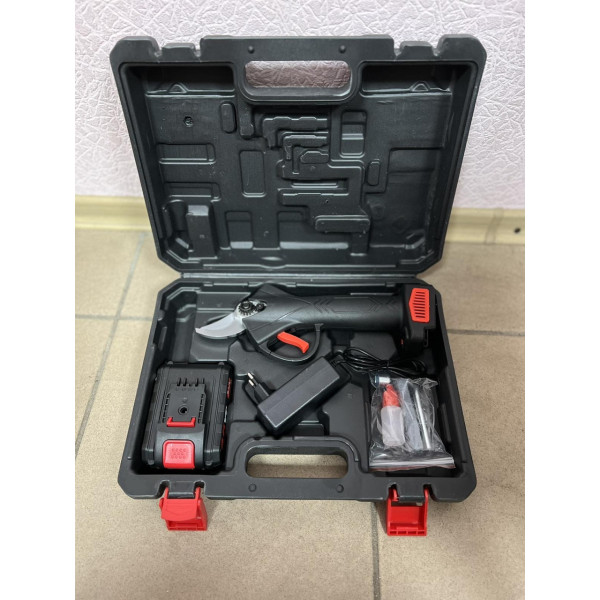 Акумуляторний секатор (48V, 4AH), АКБ секатор електричні садові ножиці