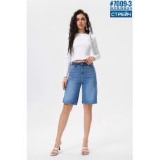 Двоколірні подовжені шорти зі стразами розмірний ряд  26,27,28,29,30,31