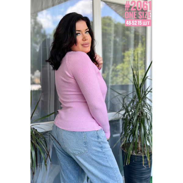 Жіночий светр машинної вʼязки в універсальному розмірі 46-52