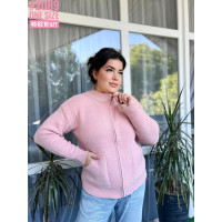 Жіноча кофта на блискавці в універсальному розмірі 46-52