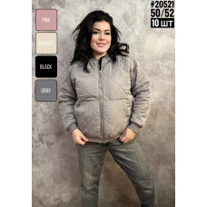 Стильна жіноча куртка бомбер на блискавці універсального розміру