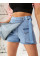 Жіночі джинсові шорти-спідниця розмірний ряд 25,26,27,28,29,30
