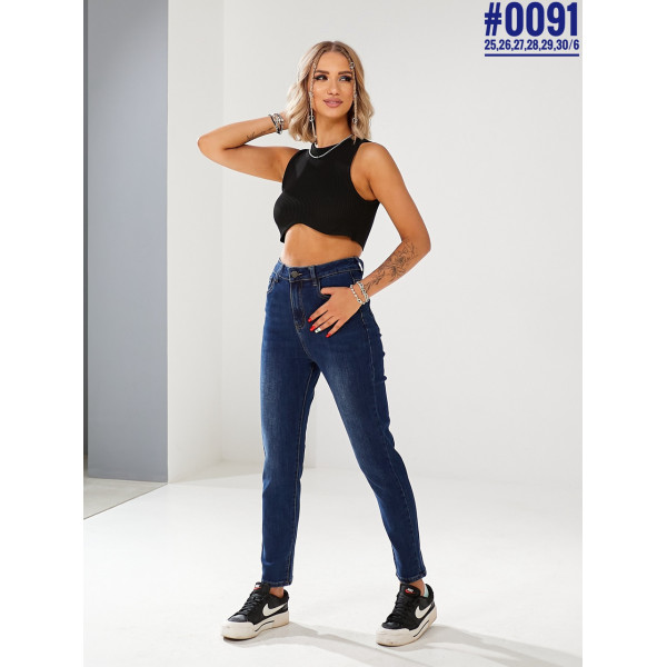 Джинси мом mom fit розмірний ряд 25,26,27,28,29,30