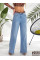 Жіночі джинси палаццо розмірний ряд 25,26,27,28,29,30