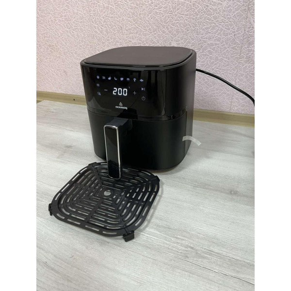 Аерогриль Crownberg СВ-5544 2000Вт, 6 л, повітряна фритюрниця без олії, кухонний аерогриль