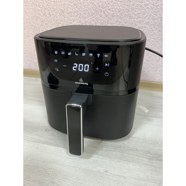 Аерогриль Crownberg СВ-5544 2000Вт, 6 л, повітряна фритюрниця без олії, кухонний аерогриль