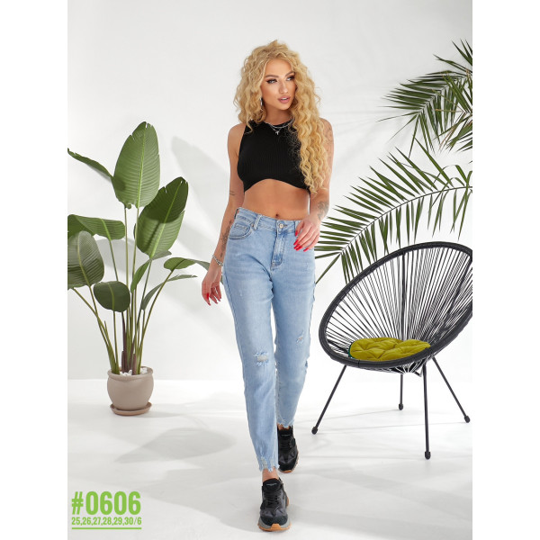Жіночі MOM jeans розмірний ряд 25,26,27,28,29,30