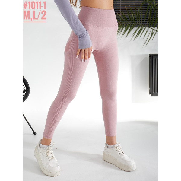 Жіночі лосини з ефектом push up та високою посадкою розмірний ряд M,L