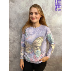 Жіночий джемпер з тонкого кашеміру універсального розміру 50-54