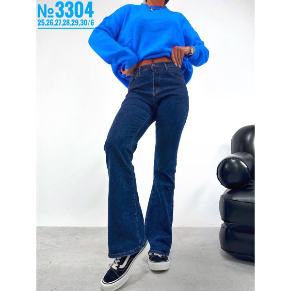 ТРЕНДОВІ ДЖИНСИ КЛЬОШ РОЗМІРНИЙ РЯД 25,26,27,28,29,30