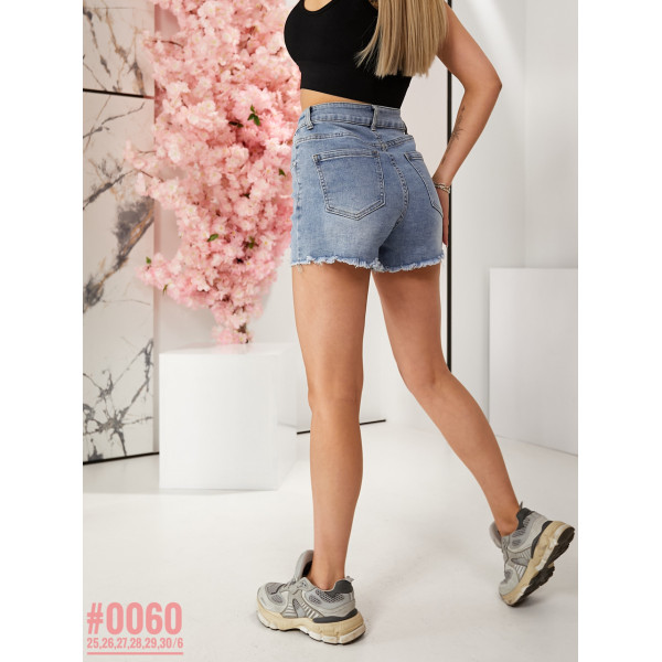 Жіночі шорти з рванкою розмірний ряд 25,26,27,28,29,30