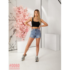 Жіночі шорти з рванкою розмірний ряд 25,26,27,28,29,30