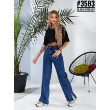 Джинси труби з розрізами розмірний ряд 25-1,26-2,27-2,28-1