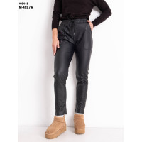 ЖІНОЧІ ДЖОГГЕРИ З ЄКОШКІРИ НА БАЙЦІ