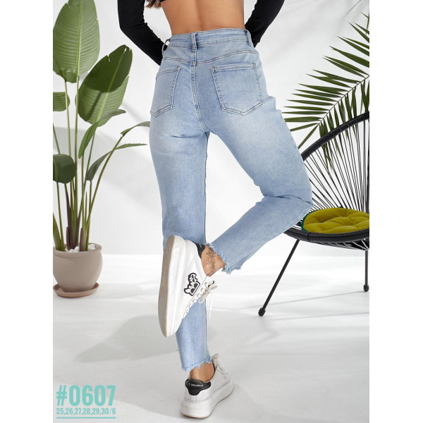 Жіночі MOM jeans розмірний ряд 25,26,27,28,29,30