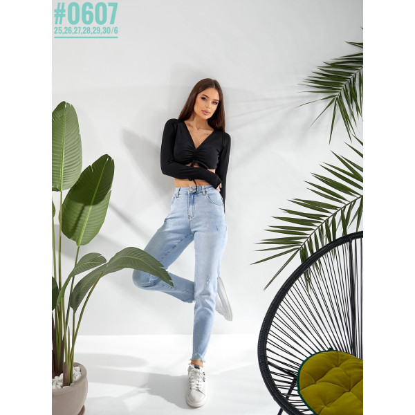 Жіночі MOM jeans розмірний ряд 25,26,27,28,29,30