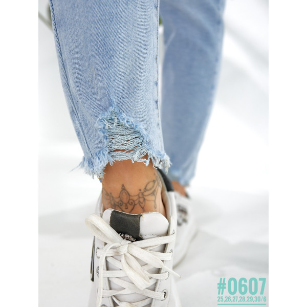 Жіночі MOM jeans розмірний ряд 25,26,27,28,29,30