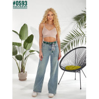 Жіночі джинси Палаццо розмірний ряд 25,26,27,28,29,30
