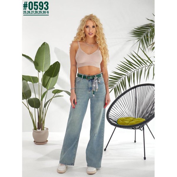 Жіночі джинси Палаццо розмірний ряд 25,26,27,28,29,30