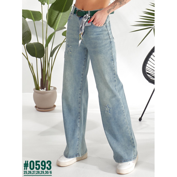 Жіночі джинси Палаццо розмірний ряд 25,26,27,28,29,30