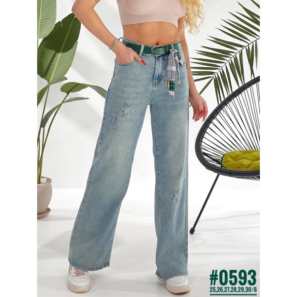 Жіночі джинси Палаццо розмірний ряд 25,26,27,28,29,30