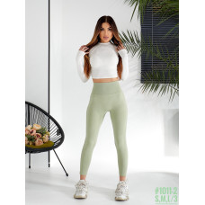 Жіночі лосини з ефектом push up та високою посадкою розмірний ряд M,L