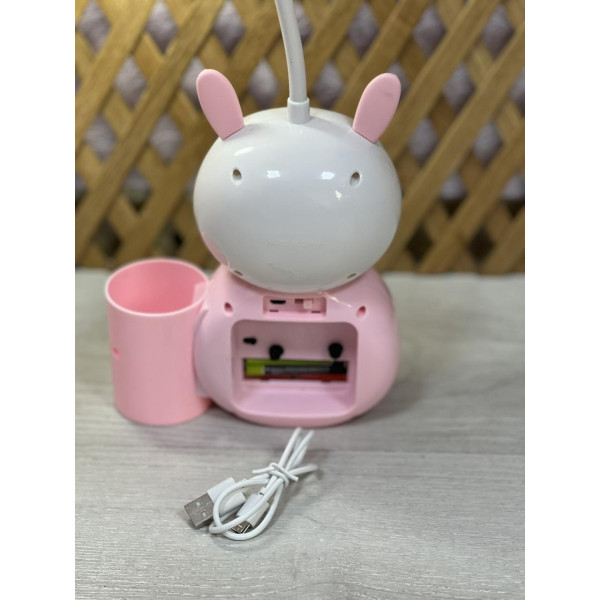 Комбінований дитячий годинник 3в1 з настільною лампою та органайзером для ручок