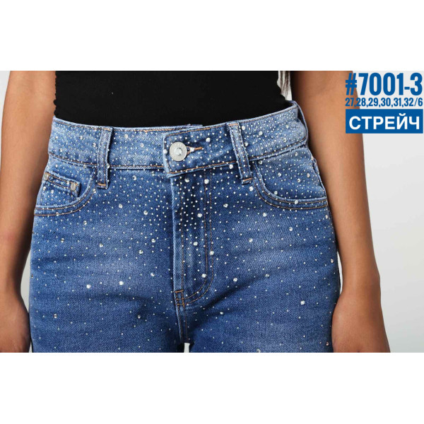 Шорти джинсові з камінцями розмірний ряд 27,28,29,30,31,32