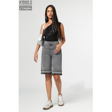 Шорти джинсові з камінцями розмірний ряд 26,27,28,29,30,31