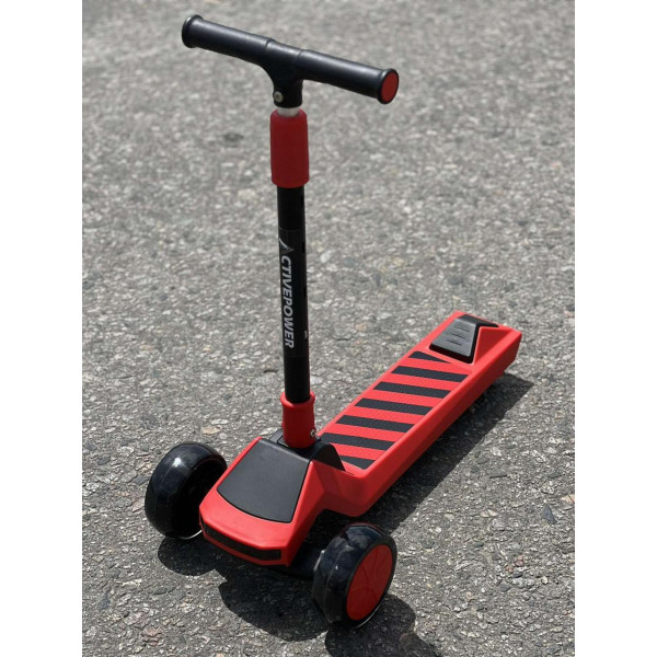 3-х колісний дитячий самокат з підсвічуванням та музикою, регульований, складаний