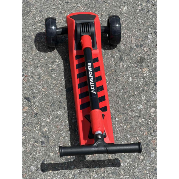 3-х колісний дитячий самокат з підсвічуванням та музикою, регульований, складаний