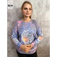 Жіночий джемпер з тонкого кашеміру універсального розміру 50-54