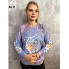 Жіночий джемпер з тонкого кашеміру універсального розміру 50-54